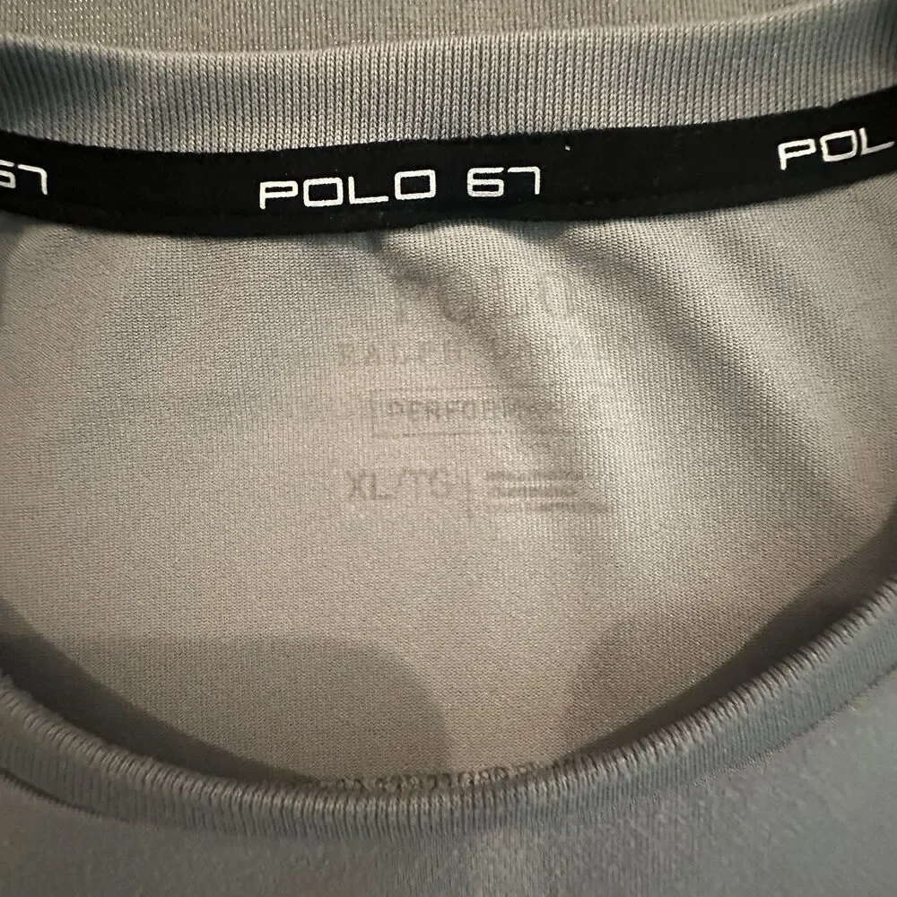 Polo Ralph Lauren Shirt 67 Performance Mens XL Stretch Active Outdoors Gray
